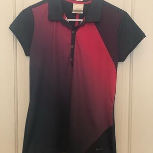 Nike dri fit golf shirt